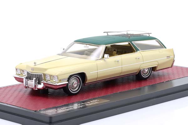 CADILLAC DEVILLE ASC WAGON DEAN MARTIN 1972 CREAM / GREEN / КАДИЛЛАК ДЕВИЛЛЕ АСК ВАГОН ДИН МАРТИН КРЕМОВЫЙ ЗЕЛЕНЫЙ