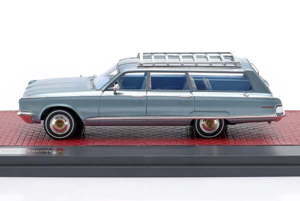 CHRYSLER TOWN & COUNTRY YEAR 1966 LIGHT BLUE METALLIC / ЧРЙСЛЕР ТОВН КУНТРЙ СВЕТЛЫЙ СИНИЙ МЕТАЛЛИК ГОЛУБОЙ — фото 4