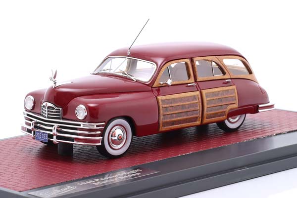 PACKARD EIGHT STATION SEDAN 1948 DARKRED BROWN