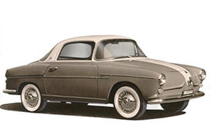 FIAT 600 VIOTTI COUPE 1959 СЕРЕБРИСТЫЙ/КРАСНЫЙ — фото 4