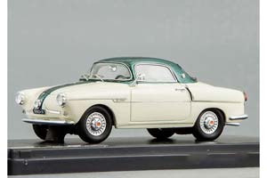 FIAT 600 VIOTTI COUPE 1959 БЕЛЫЙ/ЗЕЛЕНЫЙ — фото 3