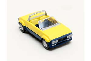 PEUGEOT 104 PEUGETTE PININFARINA 1976 YELLOW/BLUE — фото 5