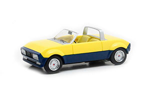 PEUGEOT 104 PEUGETTE PININFARINA 1976 YELLOW/BLUE