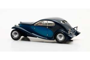 BUGATTI TYPE 46 SUPERPROFILE COUPE 1930 DARK BLUE/BLUE — фото 2