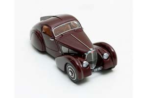 BUGATTI TYPE 51 DUBOS COUPE 1931 MAROON RED — фото 5