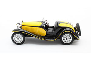 BUGATTI T55 ROADSTER 1932 BLACK/YELLOW — фото 3
