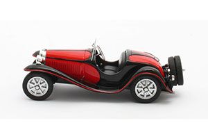 BUGATTI T55 ROADSTER 1932 BLACK/RED — фото 3