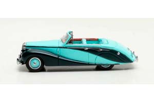 DAIMLER DB18 HOOPER EMPRESS CONVERTIBLE 1951 GREEN/LIGHT GREEN 004 — фото 3
