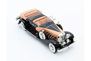 DUESENBERG SJ J-562-2592 DUAL COWL PHAETON LA GRANDE/UNION CITY BODY CO. (OPEN) 1935 BLACK/BEIGE — фото 3