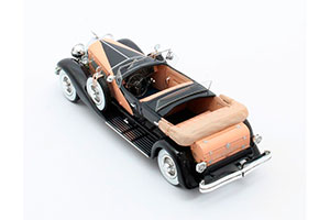 DUESENBERG SJ J-562-2592 DUAL COWL PHAETON LA GRANDE/UNION CITY BODY CO. (OPEN) 1935 BLACK/BEIGE — фото 4