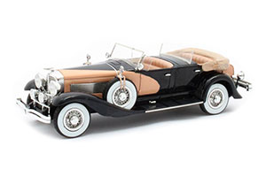 DUESENBERG SJ J-562-2592 DUAL COWL PHAETON LA GRANDE/UNION CITY BODY CO. (OPEN) 1935 BLACK/BEIGE