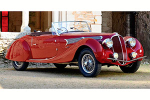 DELAHAYE 135MS GRAND SPORTS ROADSTER FIGONI FALASCHI 1939 ЗАКРЫТЫЙ КРАСНЫЙ — фото 6