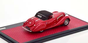DELAHAYE 135MS GRAND SPORTS ROADSTER FIGONI FALASCHI 1939 ЗАКРЫТЫЙ КРАСНЫЙ — фото 2