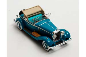 ISOTTA FRASCHINI 8A SS CASTAGNA ROADSTER OPEN 1930 BLUE WHITE — фото 3
