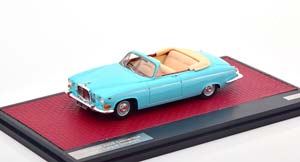 JAGUAR 420 G CONVERTIBLE OPEN 1969 LIGHTBLUE CREME