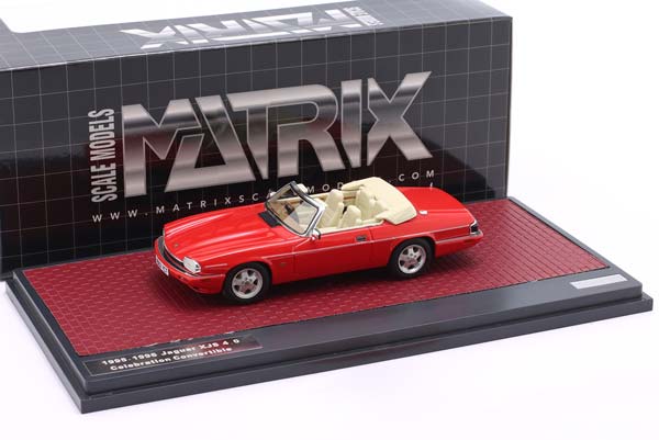 JAGUAR XJS 4.0 CELEBRATION OPEN CONVERTIBLE 1995-1996 RED / ЯГУАР КСДЖС 4 КЕЛЕБРАТИОН КАБРИОЛЕТ С ОТКРЫТЫМ ВЕРХОМ КРАСНЫЙ — фото 3