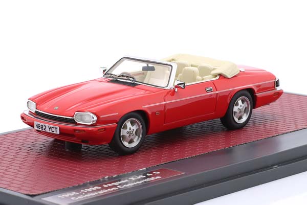 JAGUAR XJS 4.0 CELEBRATION OPEN CONVERTIBLE 1995-1996 RED / ЯГУАР КСДЖС 4 КЕЛЕБРАТИОН КАБРИОЛЕТ С ОТКРЫТЫМ ВЕРХОМ КРАСНЫЙ