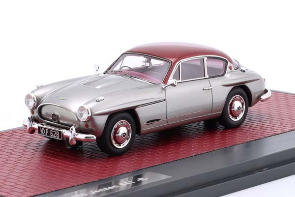 JENSEN 541R YEAR 1957-1961 SILVER-GREY METALLIC / MAROON / ДЖЕНСЕН 541R СИЛВЕР-ГРЕЙ МЕТАЛЛИК МАРУН СЕРЕБРИСТО СЕРЫЙ БОРДОВЫЙ