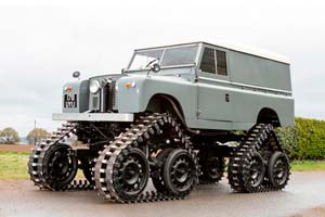 LAND ROVER 109 SERIES II CUTHBERTSON CONVERSION CTERPILLAR 1958 GREY — фото 6