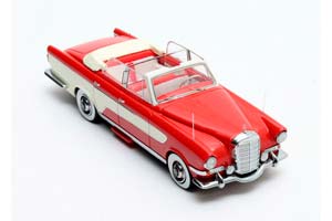 MERCEDES GHIA 300C ALLUNGATA CABRIOLET 1956 RED/BEIGE — фото 5
