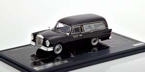 MERCEDES 220 SE W111 POLLMANN HEARSE 1966 BLACK