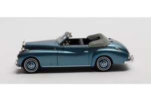 MERCEDES W187 220A CABRIOLET WENDLER (OPEN) 1952 METALLIC BLUE — фото 3