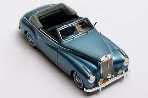 MERCEDES W187 220A CABRIOLET WENDLER (OPEN) 1952 METALLIC BLUE — фото 4