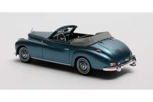 MERCEDES W187 220A CABRIOLET WENDLER (OPEN) 1952 METALLIC BLUE — фото 2
