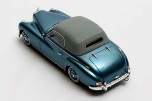 MERCEDES W187 220A CABRIOLET WENDLER (CLOSED) 1952 METALLIC BLUE — фото 4