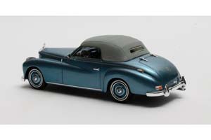 MERCEDES W187 220A CABRIOLET WENDLER (CLOSED) 1952 METALLIC BLUE — фото 2