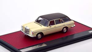 MERCEDES W108 CRAYFORD ESTATE 1970 WHITE FLATBLACK