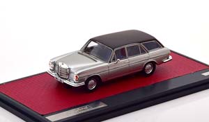 MERCEDES W108 CRAYFORD ESTATE 1970 SILVER FLATBLACK