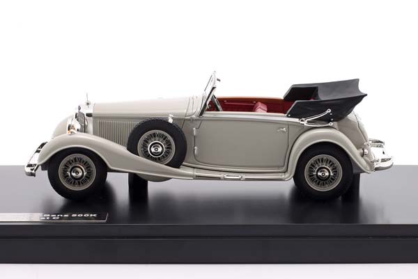 MERCEDES-BENZ 500K (W29) CONVERTIBLE C 1934-1936 GREY / МЕРСЕДЕС-БЕНЦ 500K W29 КАБРИОЛЕТ СЕРЫЙ — фото 4