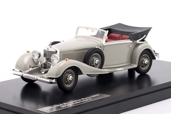 MERCEDES-BENZ 500K (W29) CONVERTIBLE C 1934-1936 GREY / МЕРСЕДЕС-БЕНЦ 500K W29 КАБРИОЛЕТ СЕРЫЙ