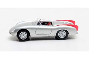 PORSCHE 356 ZAGATO SPIDER 1958 SILVER RED — фото 3