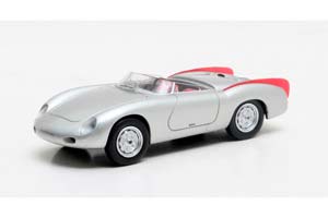 PORSCHE 356 ZAGATO SPIDER 1958 SILVER RED