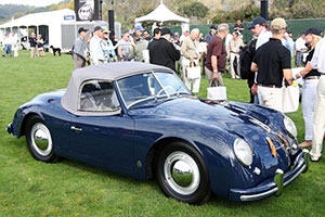 PORSCHE 356 AMERICA ROADSTER (CLOSED) 1952 BLUE — фото 6