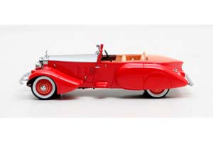 ROLLS-ROYCE PHANTOM II BARKER BOATTAIL HRH MAHARAJA OF REWA 1930 RED — фото 3