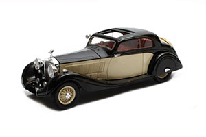 ROLLS-ROYCE PHANTOM II CONTINENTAL SPORTS COUPE GURNEY NUTTING MAHARAJAH OF JODHPUR #62UK 1935 BLACK/BEIGE