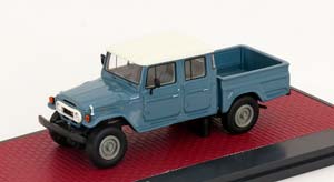 TOYOTA HJ45 LAND CRUISER CREW CAB GREY-BLUE WHITE