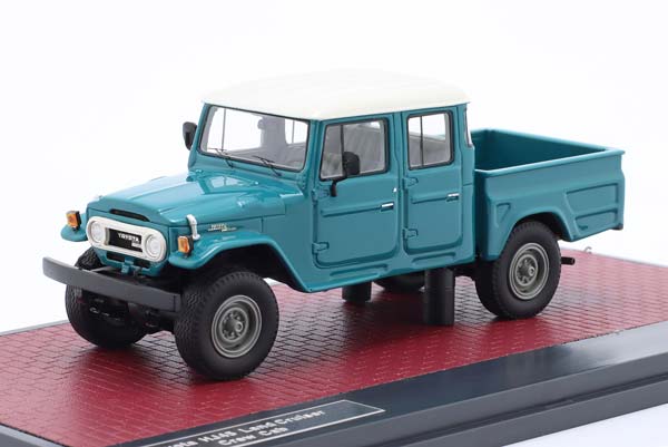 TOYOTA HJ45 LAND CRUISER CREW CAB GREEN WHITE