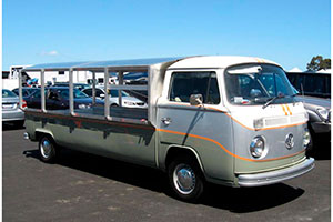 VW T2 PICK-UP RACETRANSPORTER PORSCHE 1976 WHITE/GREY — фото 6