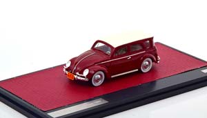 VW FUSCA SW PROTOTYPE 1962 DARKRED WHITE