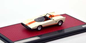 ALFA ROMEO 33 SPIDER SPECIALE CUNEO PININFARINA 1971 WHITE ORANGE