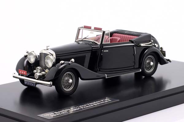 BENTLEY 4 1/4 LITRE VANDEN PLAS TOURER PRINCE BERNHARD 1939 BLACK / БЕНТЛИ 4 1/4 ЛИТРА ТУРЕР ВАНДЕН ПЛАС ПРИНЦА БЕРНХАРДА 1939 ЧЕРНЫЙ