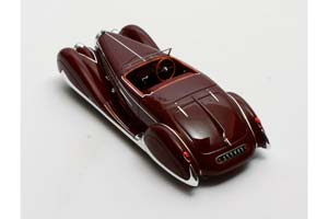BUGATTI TYPE 57C CABRIOLET VANVOOREN SHAH OF IRAN 1939 MAROON — фото 4