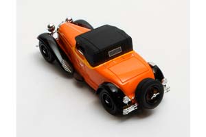 BUGATTI TYPE 46 CABRIOLET DE VILLARS #46360 (ЗАКРЫТЫЙ) 1930 ORANGE — фото 3