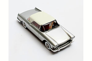 CADILLAC SKYLIGHT PININFARINA COUPE 1959 SILVER/WHITE — фото 3