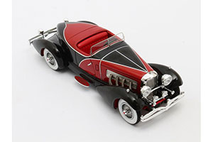 DUESENBERG J SWB FRENCH TRUE SPEEDSTER BY FIGONI #J-465-2509 1931 BLACK/RED — фото 4