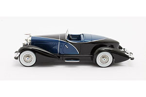 DUESENBERG J SWB FRENCH TRUE SPEEDSTER BY FIGONI #J-153-2178 1931 BLACK/BLUE — фото 5